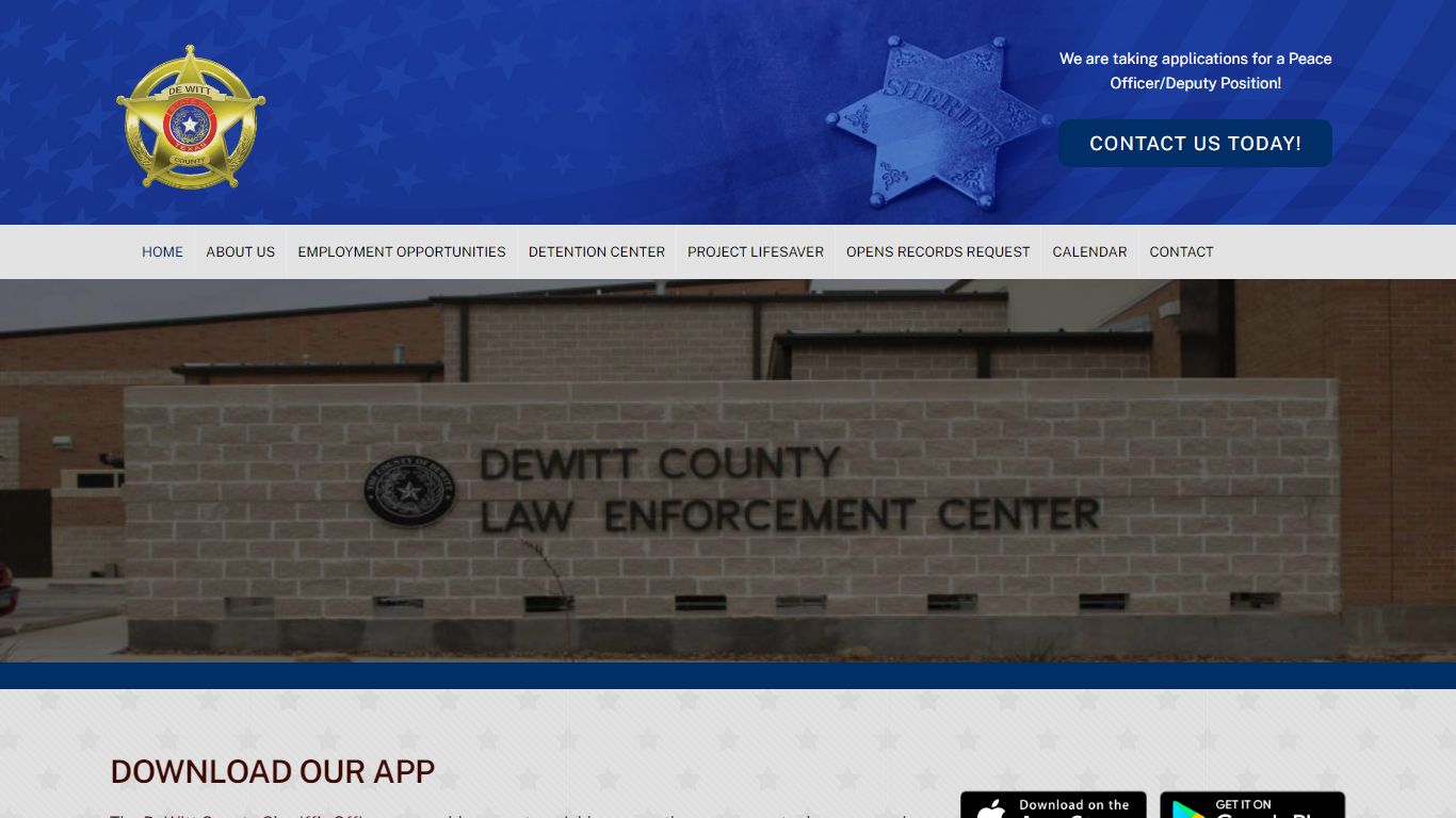 Home | DeWitt County Sheriff's Office | Cuero, TX