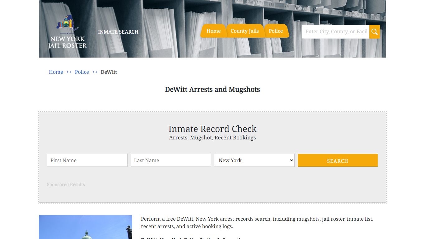 DeWitt Arrests and Mugshots | Jail Roster Search