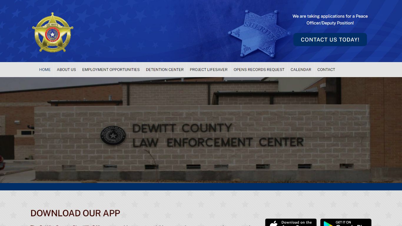 Home | DeWitt County Sheriff's Office | Cuero, TX